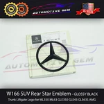W166 Suv Mercedes Gloss Black Star Emblem Rear Trunk Lid Logo Badge Amg GLE350. Fixed Price $29.99.