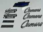 1968 1969 Chevy Camaro Used Emblem Lot Grille Fender Door Deck Lid Header Panel. Fixed Price $125.00.