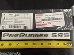 Toyota Tacoma 1998 - 2004 Tail Gate Emblem Prerunner SR5, Genuine Oem. Fixed Price $41.31.