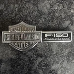 2002 Harley-davidson Ford F-150 Supercharged Emblem 443156A 120D. Fixed Price $75.00.