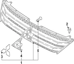 Genuine Mitsubishi Ornament Base 7450B079. Fixed Price $32.51.