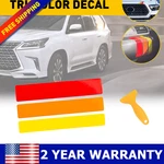 20CM Classic Retro Tri-color Decal Stickers Set For Toyota RAV4 Hilux Highlander. Fixed Price $8.54.
