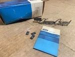 Ford D5VY-6004460-B Dash Emblem -- 1975 Lincoln Continental Town Coupe Nos. Fixed Price $115.00.