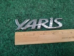 2006-2011 Toyota Yaris Rear Emblem Logo Badge Symbol Chrome Letters Oem 2S7. Fixed Price $19.99.