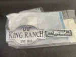 2005-07 F250 F-250 Super Duty King Ranch Name Plate Oem. Fixed Price $49.99.