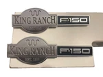 2001-2008 Ford F-150 King Ranch Emblem Badge Logo Set Pair Oem. Fixed Price $45.00.