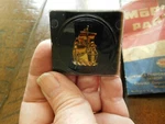 1953 Plymouth Quarter Belt Molding Emblem Mayflower Medallion Ornament Nos. Fixed Price $74.95.