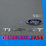 2014-2020 Ford Transit Connect 350 Oem Factory Chrome Rear Trunk Door Emblem Set. Fixed Price $49.99.