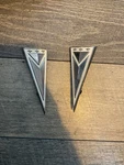 Used Vintage Original 1963 Pontiac Catalina Full Size Trunk Emblem Lot Of 2. Fixed Price $45.00.