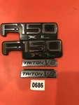 WB165 Set Of 1997-2003 Ford F-150 F150 Xl Side Fender Emblem Badge Logo Oem. Fixed Price $24.99.