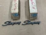 Vintage Nos 1969 Corvette Stingray Emblems Gm 3956216 Qty. Fixed Price $140.00.