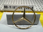 Genuine Mercedes 86-91 W126 Rear Trunk Gold Plated & BASE,1 Star, Type. Fixed Price $51.65.