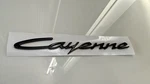 Porsche Cayenne Rear Trunk Emblem For 2024+ In Black Gloss 9Y0-853-670-041. Fixed Price $129.00.