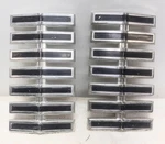 Pair 1963 Ford Galaxie 500 Rear Quarter Panel Emblems Trim Molding Oem. Fixed Price $49.99.