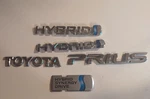 Oem 2004 - 2009 Toyota Prius Hybrid Chrome Rear Tailgate Emblem Logo Badge Set. Fixed Price $33.00.