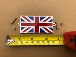 Bentley Union Jack Metal Enamel Badge Emblem Screw Complete With Bolts. Fixed Price $13.32.