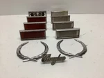 1985-1993 Cadillac Deville Door Lamps Red White 20336973 Emblem 7685543 Oem. Fixed Price $44.99.