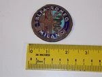 Rare 1950-1960 Alfa-romeo Milano Radiator Enamel Car Emblem Hood Badge Italy. Fixed Price $499.00.