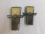 Nos Oem Ford 1965 Galaxie 500 Fender Emblems Ornaments 427 Ci. Fixed Price $359.00.