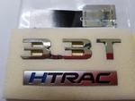 Rear Trunk 3.3T Htrac Text Emblem Badge For Kia Stinger Genesis G80 2018 2019+. Fixed Price $17.99.
