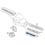 Honda 7570130AA00 Rear Deck Lid Emblem. Fixed Price $28.37.