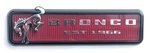 New Oem Ford Bronco 60TH Anniversary Fender Emblem Badge Kickin' Horse Nameplate. Fixed Price $351.35.
