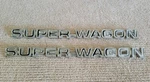 Vintage 1970S Ford Econoline Super Wagon Van Side Emblem Badge Logo Oem Pair. Fixed Price $29.95.