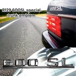 For Mercedes R129 600SL Emblem Rear Trunk Boot Badge Chrome REF:A1298170515. Fixed Price $100.00.