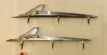Nos Oem Ford 1961 Falcon Fender Top Ornaments Guides Emblems. Fixed Price $179.00.