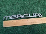 Mercury Chrome Oem 8.5" Curved Emblem Badge Logo Nameplate YF42-16702-C 4S8. Fixed Price $19.99.