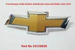 23125928 Front Bumper Grille Emblem Gold Bowtie Chevrolet Malibu 2016-2017. Fixed Price $18.14.