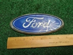 Ford Oem Blue & Chrome 7" Oval Emblem Badge Logo E7TB-9843156-BA 0524 1S1. Fixed Price $22.99.