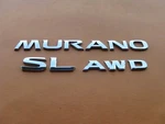 15 16 17 18 19 20 Nissan Murano Sl Awd Rear Gate Emblem Logo Badge Sign A39681. Fixed Price $50.00.