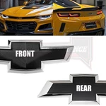 Front Rear Set Chrome Black Bowtie Emblem For Camaro Custom ZL1 LT1 2016-2024. Fixed Price $39.99.