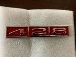 1968 1969 New Ford Torino Cobra 428 Emblem. Fixed Price $59.95.