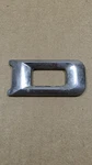 Original 1960-1970'S Dodge Truck Hood Emblem Letter "d" #3495685. Fixed Price $19.95.