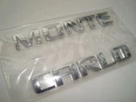 Oem Chrome Monte Carlo Script Emblem Chevrolet Impala Caprice Classic Nova. Fixed Price $5.40.