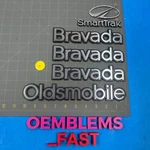 1996-2001 Oldsmobile Bravada Smarttrak Oem Grill Door Rear Trunk Emblem Set. Fixed Price $34.99.