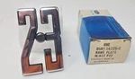 Nos Mercury Capri 2.3 Litre Metal Chrome Emblem Oem D5RY-16228-C. Fixed Price $100.00.