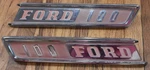 Vintage Pair Of 1967 Ford 100 Right & Left Emblem C7TB-16720-A C7TB-16721-A. Fixed Price $99.95.