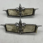 Vtg Pair 1974 Chevy Caprice Classic Oem Trunk Emblem Badge 52631-20 Fleur De Lis. Fixed Price $72.78.
