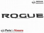 Genuine Nissan Rogue Rear Emblem Midnight Edition Black - New Oem. Fixed Price $105.64.
