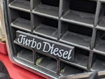 "turbo Diesel" Emblem For Volvo 940, 740 The Grille.. Fixed Price $10.00.