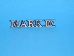 1972-76 Lincoln Mark Iv Oem Script Trunk Emblem D2LB-6542528-AB. Fixed Price $15.95.