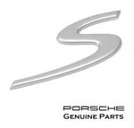 Genuine Porsche Cayman Emblem "s" (satin Aluminum Finish) 98755924500. Fixed Price $69.95.