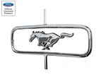 1973 Ford Mustang Chrome 6" Running Horse Grille Emblem & Corral Trim Surround. Fixed Price $94.95.