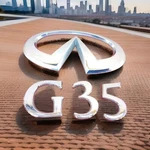 Infiniti Oem 2003 G35 Sedan Chrome Rear Trunk Emblem Badge Logo Name 84890 AM600. Fixed Price $22.49.