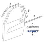 Toyota 7532742020 Front Right Door Emblem. Fixed Price $42.60.