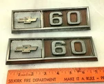 2 Chevrolet Truck Emblems Chevy GM3856098. Fixed Price $55.00.