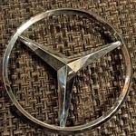 Mercedes Benz 4" Star Emblem Badge Decal Logo Oem Original 57390-00-80. Fixed Price $13.00.